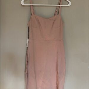 NWT Aritzia Babaton Honeywell Corset/Bustier Dress Blush Pink